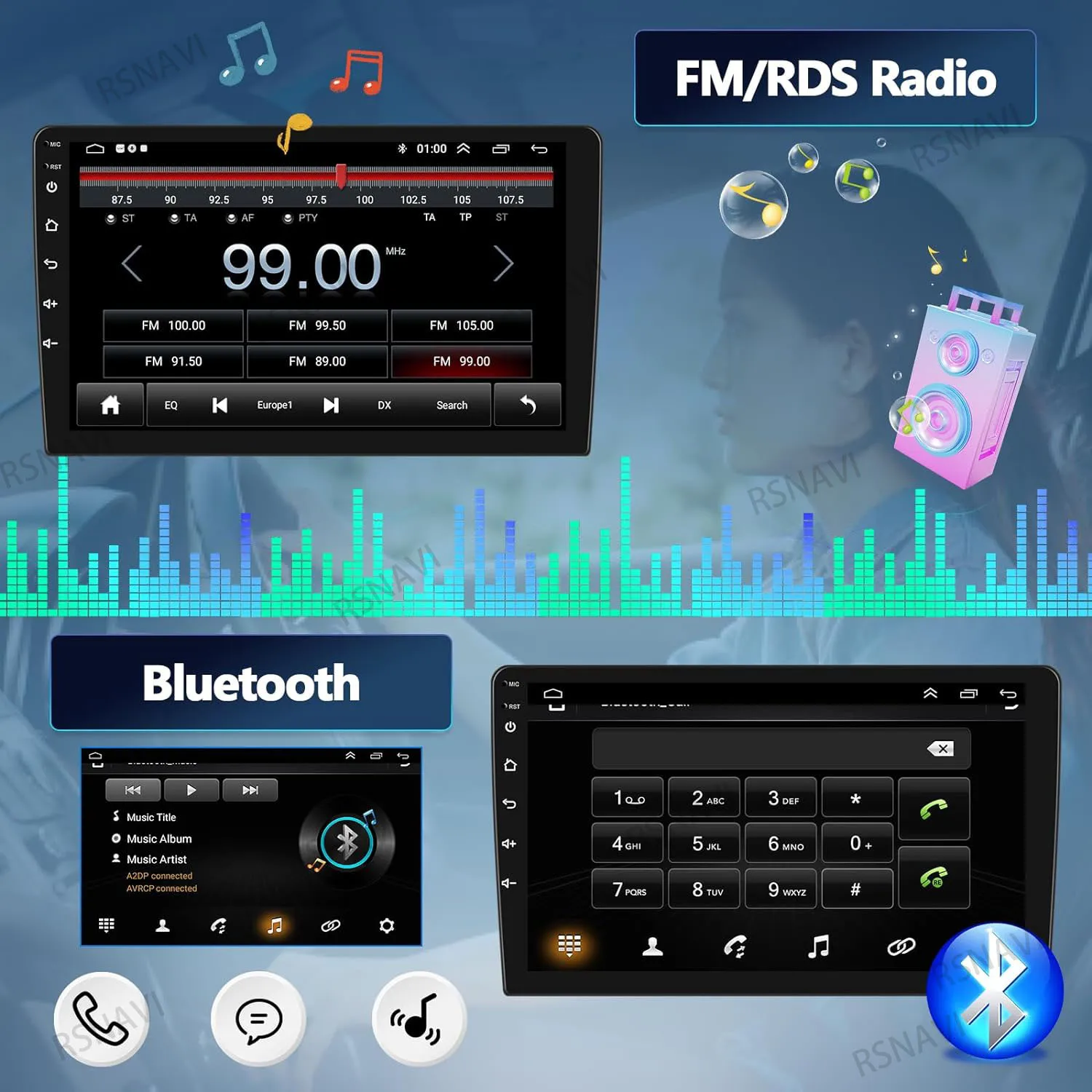 Android 16 Car Radio For Toyota Innova 2 2015 2016 - 2022 Carplay Auto DSP Multimedia Player Video Stereo WIFI+4G 2Din Head Unit - Image 5