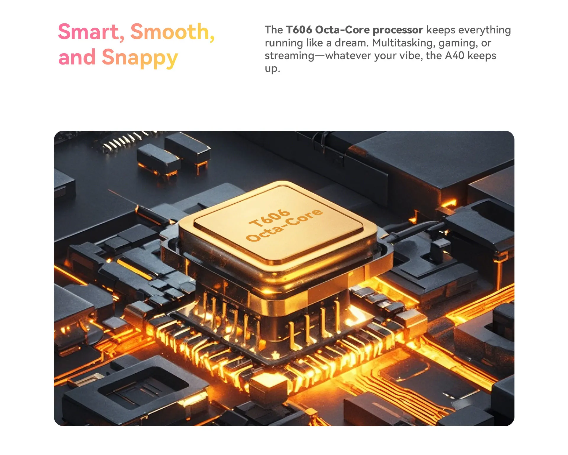 CUBOT A40 SmartPhone 6.88-inch 120Hz Display 48MP Main Camera 4GB RAM+256GB ROM 5100mAh Battery NFC ,Face ID 4G Android 15 Phone - Image 3