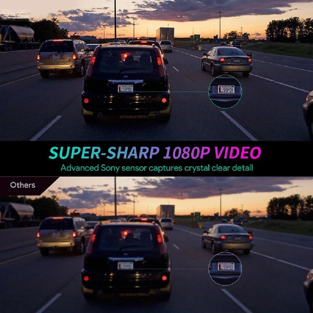 Dash Cam Car DVR WiFi Dashcam 1080P Full HD Auto Drive Loop Video Recorder Vehicle Camera Black Box Registator Night Vision ADAS - Image 2