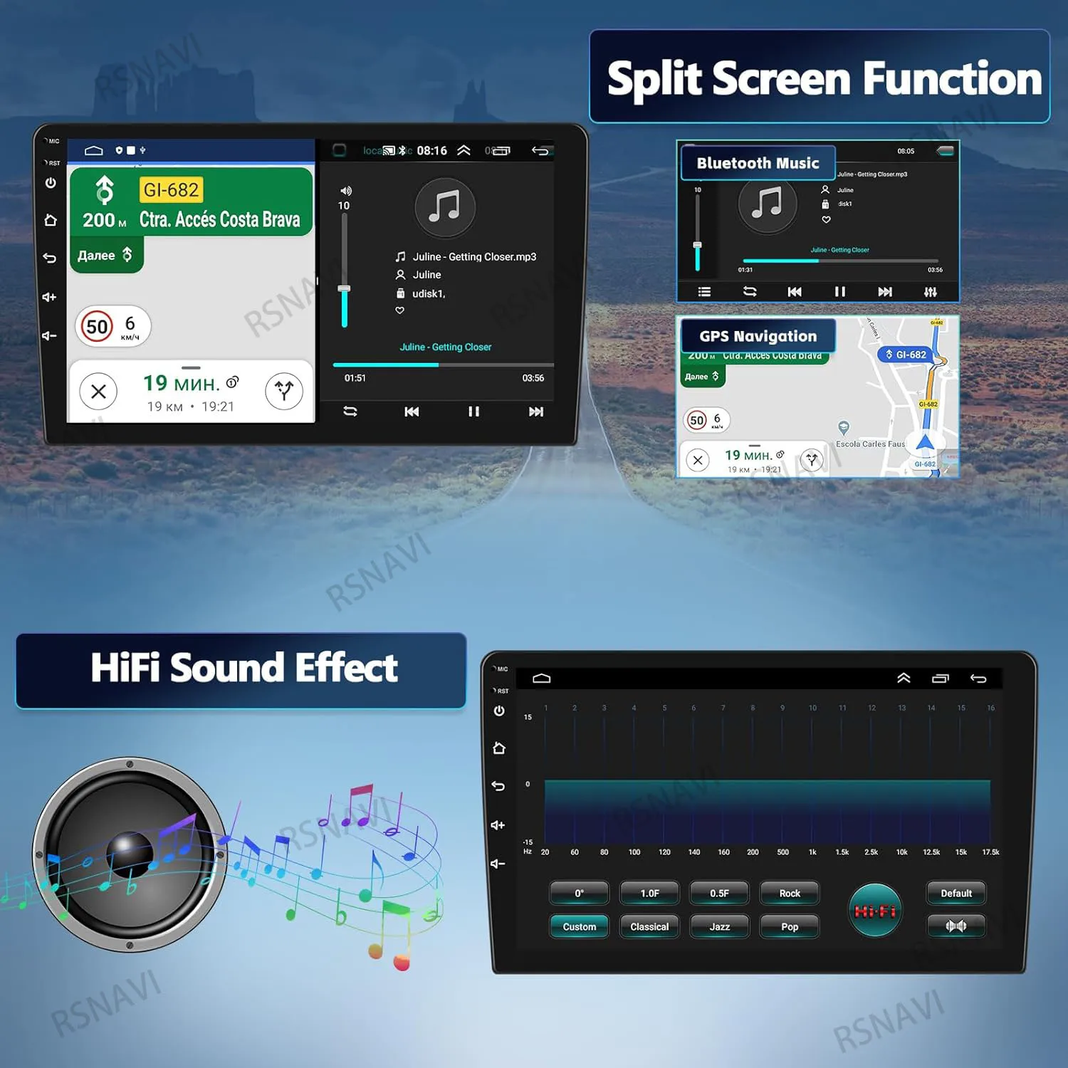Android 16 Car Radio For Toyota Innova 2 2015 2016 - 2022 Carplay Auto DSP Multimedia Player Video Stereo WIFI+4G 2Din Head Unit - Image 6